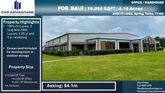 Plus de détails pour 2455 FM-2920, Spring, TX - Local d’activités à vendre