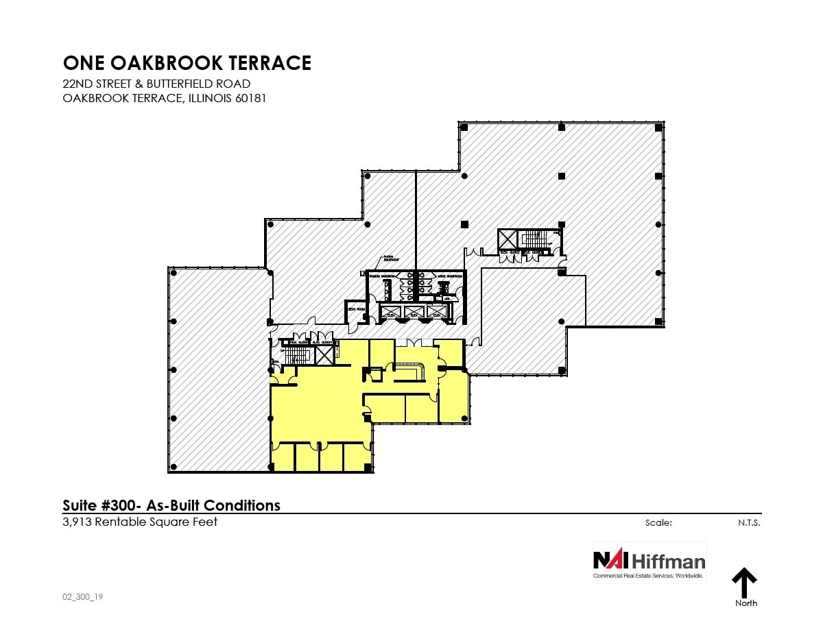 18W200 W 22nd St, Oakbrook Terrace, IL à louer Plan d’étage– Image 1 sur 8