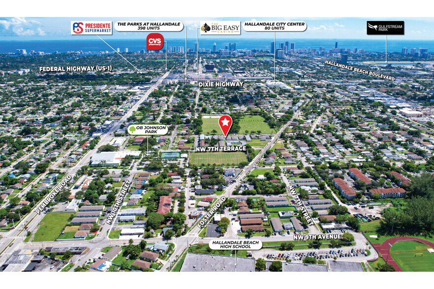 725-809 NW 7th Ave, Hallandale Beach, FL à vendre - Photo de l’immeuble – Image 2 sur 6