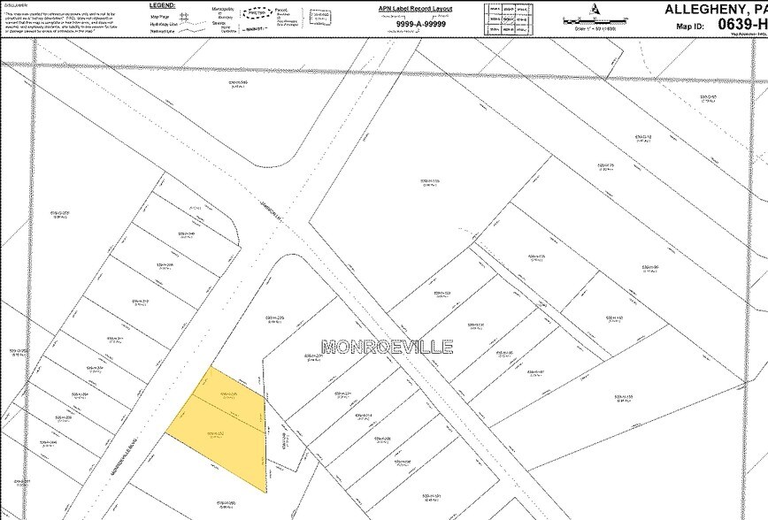 2556-2560 Monroeville Blvd, Monroeville, PA à vendre - Plan cadastral – Image 3 sur 3