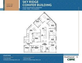 10535 Park Meadows Blvd, Lone Tree, CO à louer Plan d’étage– Image 1 sur 8