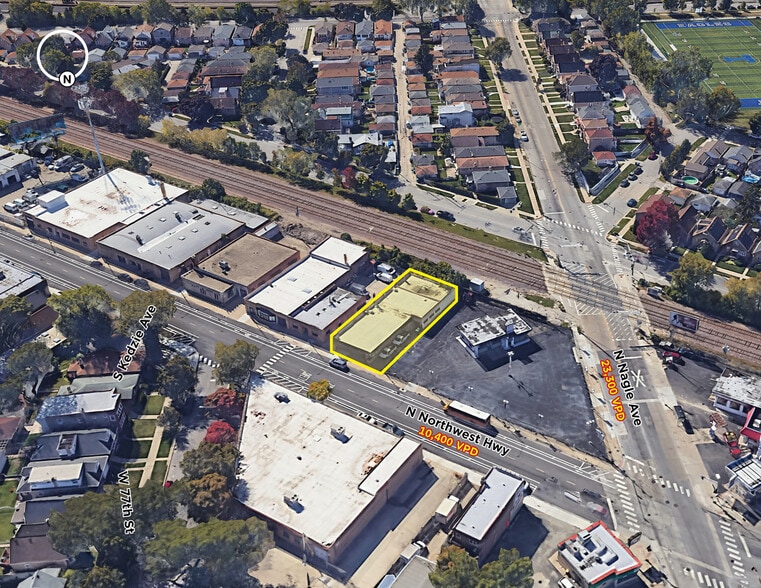 5710 N Northwest Hwy, Chicago, IL à vendre - Aérien – Image 2 sur 7