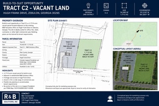 Plus de détails pour Hugh Frank Drive, Zebulon, GA - Terrain à louer