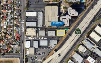 301 E Stevens Ave, Santa Ana, CA - VUE AÉRIENNE  vue de carte