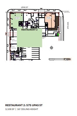 555 Upas St, San Diego, CA à louer Plan d’étage– Image 1 sur 1