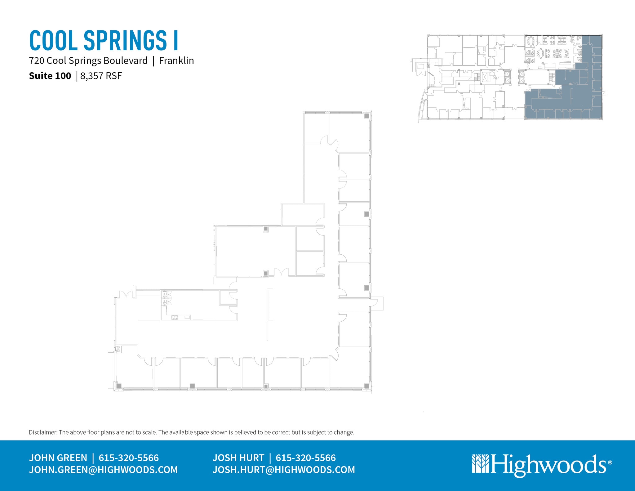 720 Cool Springs Blvd, Franklin, TN à louer Plan d’étage– Image 1 sur 1