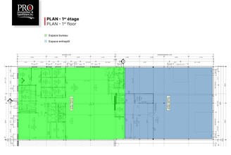 1525-1531 Rue Jean-Lachaîne, Sainte-Catherine, QC à louer Plan d’étage– Image 2 sur 3