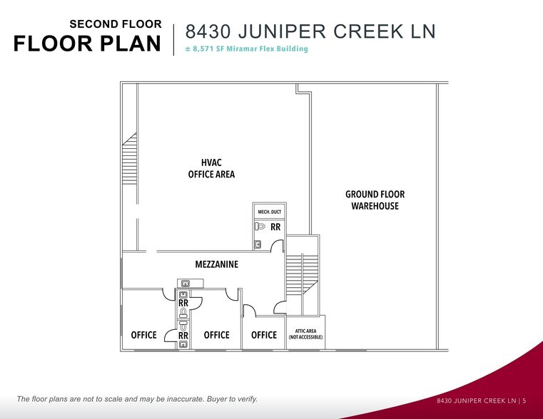 8430 Juniper Creek Ln, San Diego, CA à vendre - Plan d’étage type – Image 2 sur 7