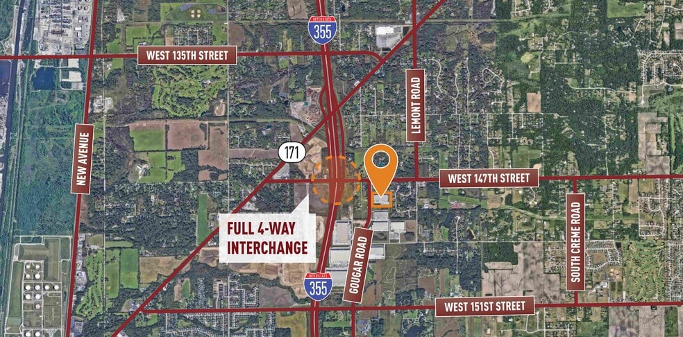 14407 S Gougar Rd, Lockport, IL à louer - Aérien – Image 3 sur 4