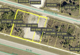 Plus de détails pour 3364-3370 Meadow Rd, Lehigh Acres, FL - Terrain à vendre