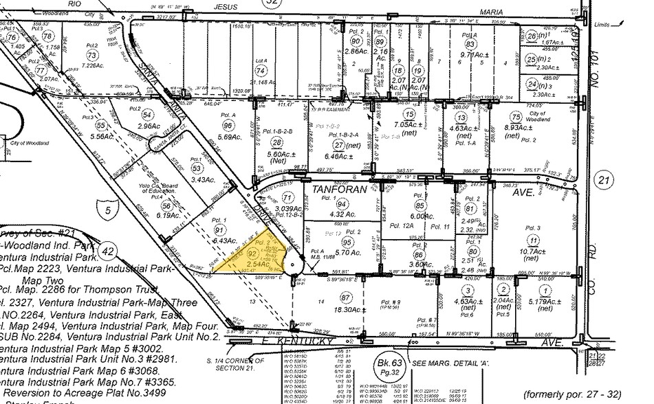 440 Santa Anita Dr, Woodland, CA à louer - Plan cadastral – Image 2 sur 2