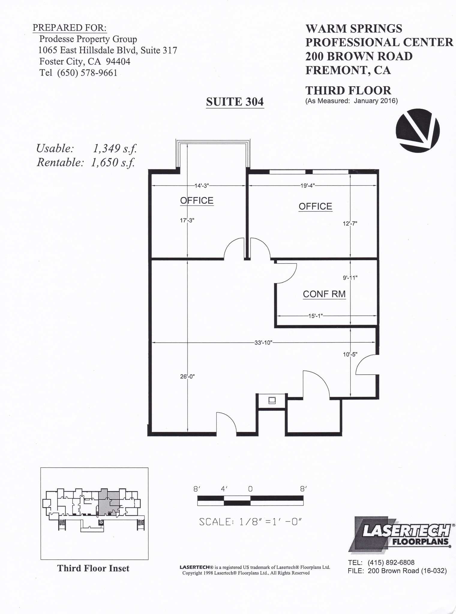 200 Brown Rd, Fremont, CA à louer Plan d’étage– Image 1 sur 1