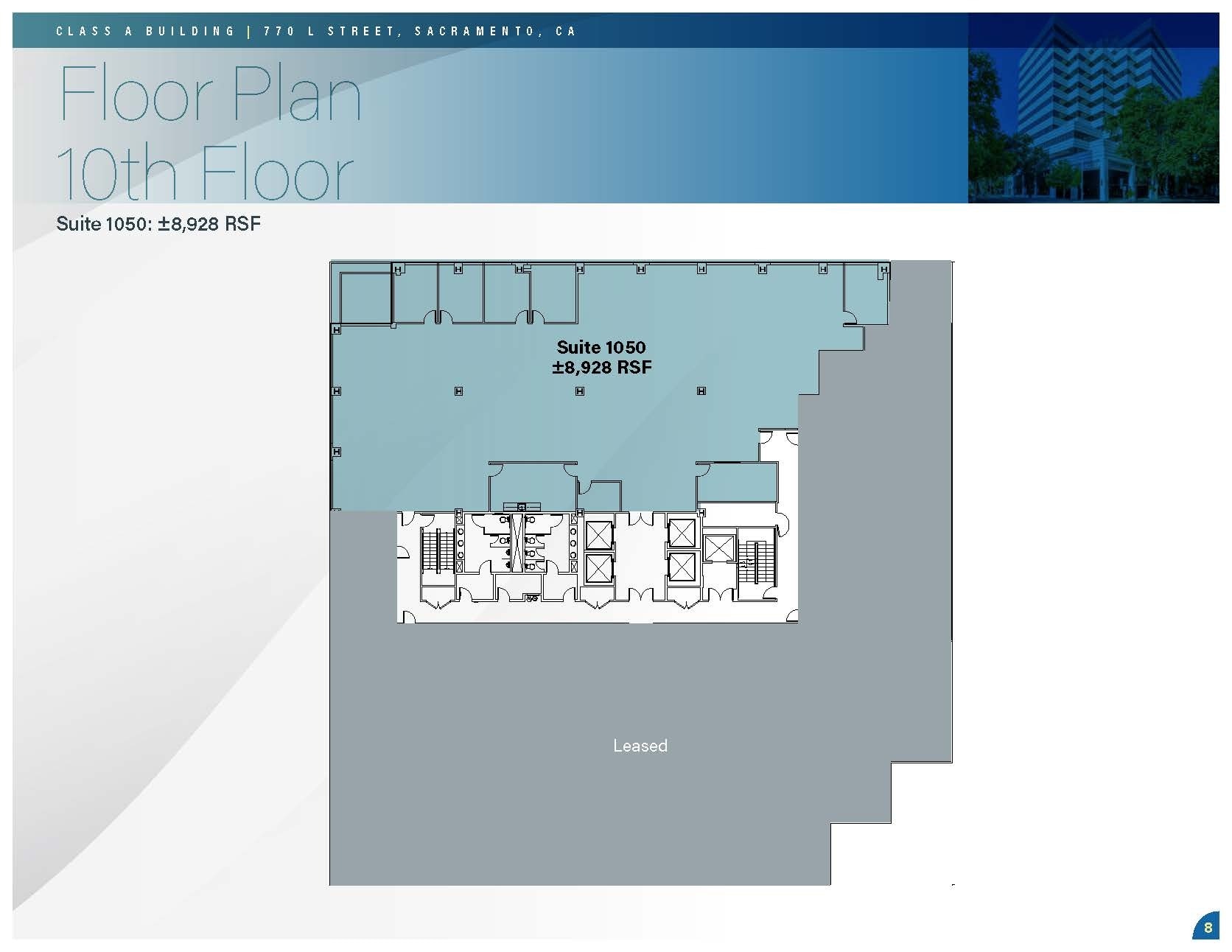 770 L St, Sacramento, CA à louer Plan d’étage– Image 1 sur 1