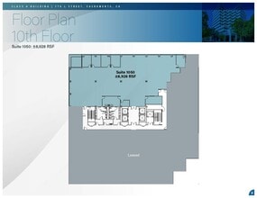 770 L St, Sacramento, CA à louer Plan d’étage– Image 1 sur 1