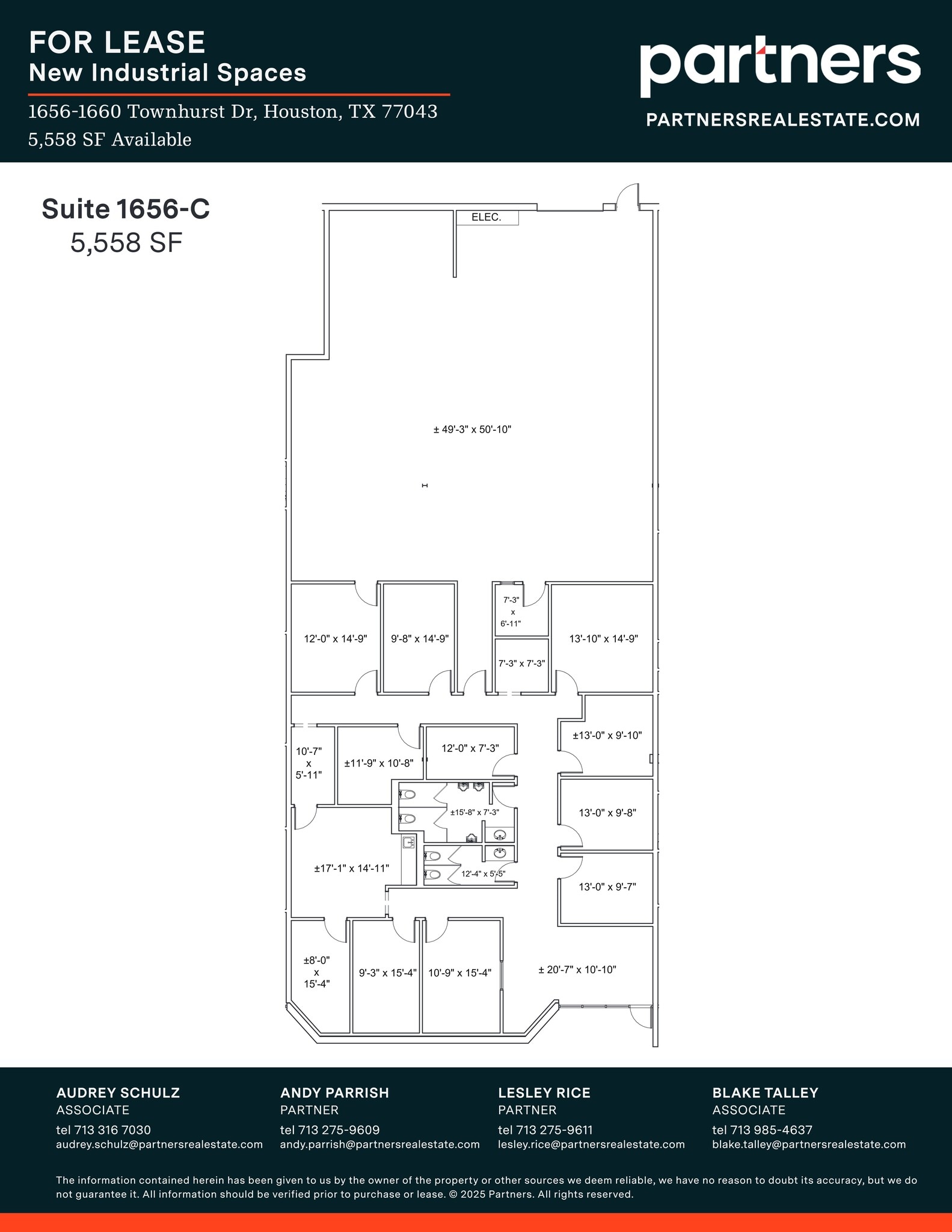 1656-1660 Townhurst Dr, Houston, TX à louer Plan de site– Image 1 sur 1
