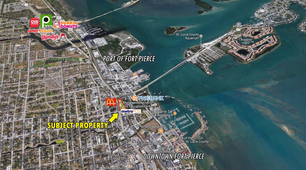 600-610 N US Highway 1, Fort Pierce, FL à vendre - Aérien – Image 2 sur 7