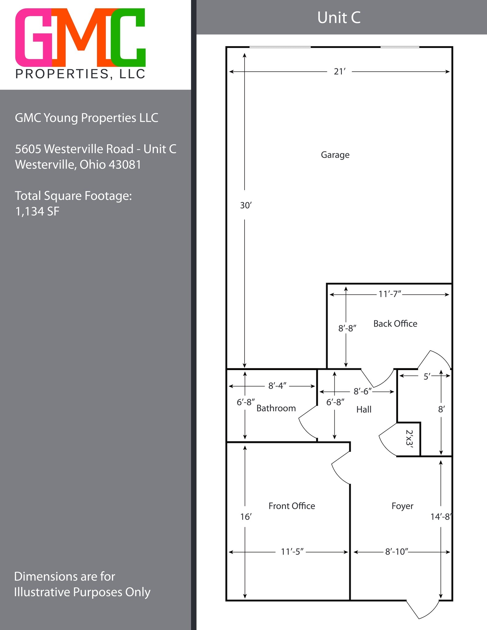 5605 Westerville Rd, Westerville, OH à louer Plan de site– Image 1 sur 9