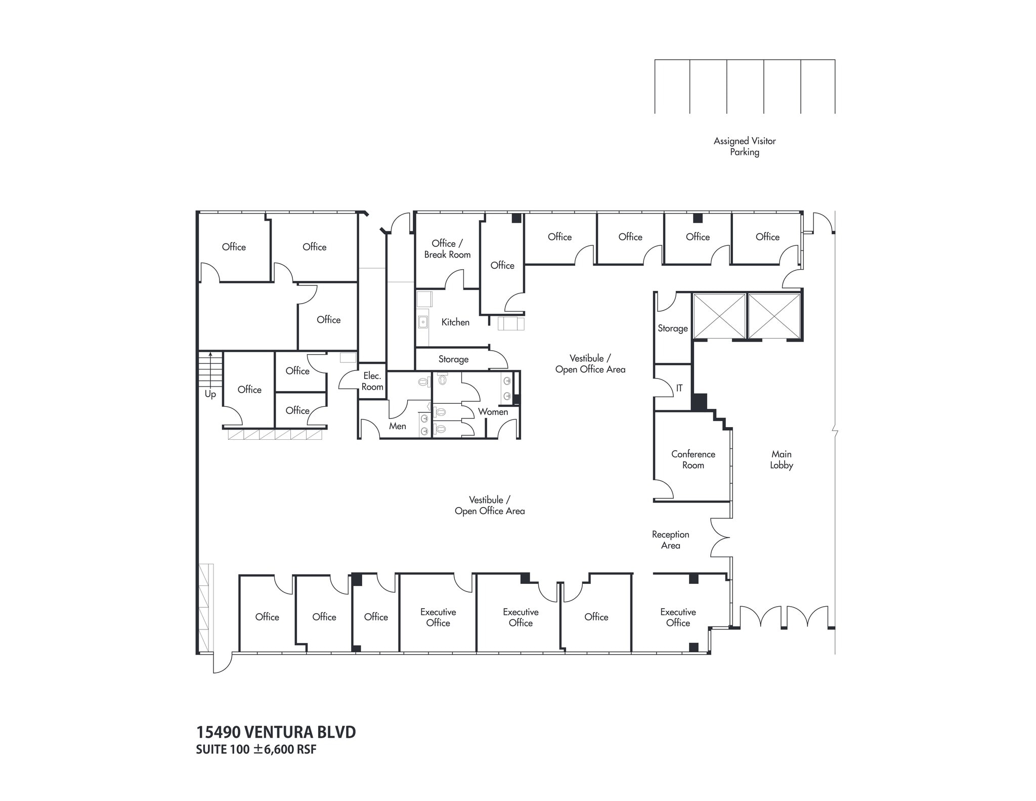 15490 Ventura Blvd, Sherman Oaks, CA à louer Plan de site– Image 1 sur 1