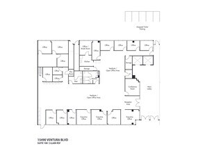 15490 Ventura Blvd, Sherman Oaks, CA à louer Plan de site– Image 1 sur 1