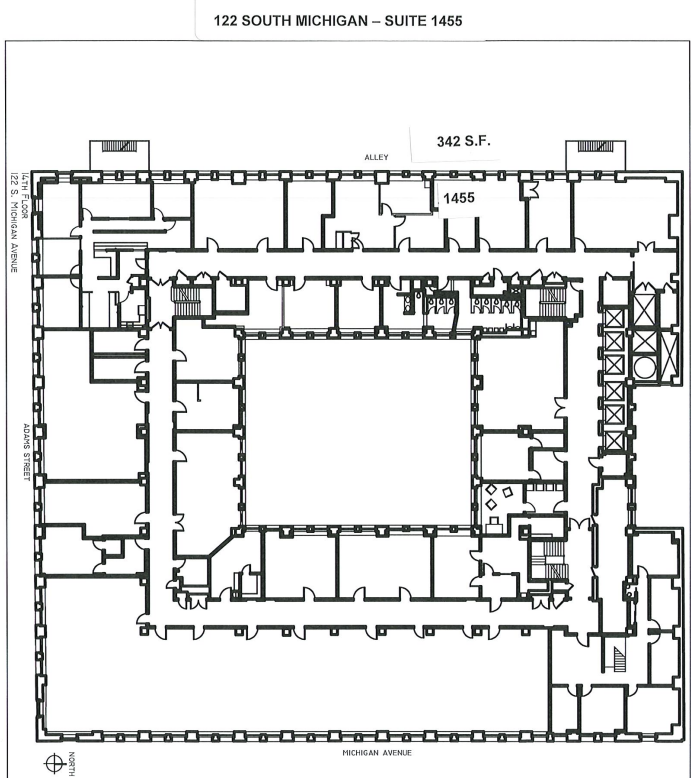 122 S Michigan Ave, Chicago, IL à louer Plan d’étage– Image 1 sur 1