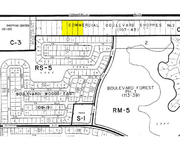 7200 W Commercial Blvd, Lauderhill, FL à louer - Plan cadastral – Image 2 sur 5