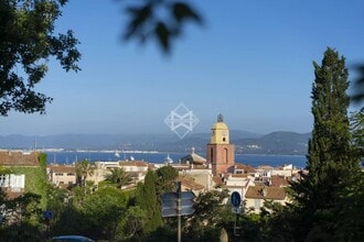 Saint-Tropez - Vue aérienne vue de carte