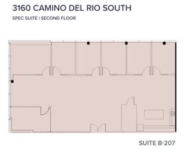3110 Camino del Rio S, San Diego, CA à louer Plan d’étage– Image 1 sur 1