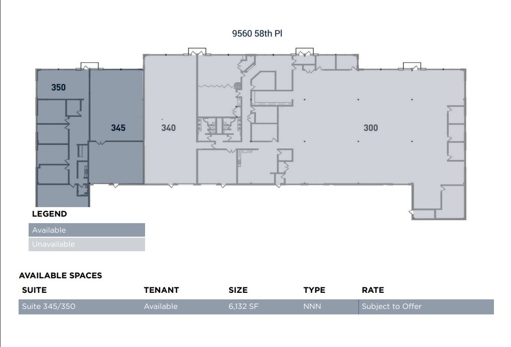 9560 58th Pl, Kenosha, WI à louer Plan d’étage– Image 1 sur 1