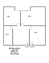 881 Dover Dr, Newport Beach, CA à louer Plan d’étage– Image 1 sur 1