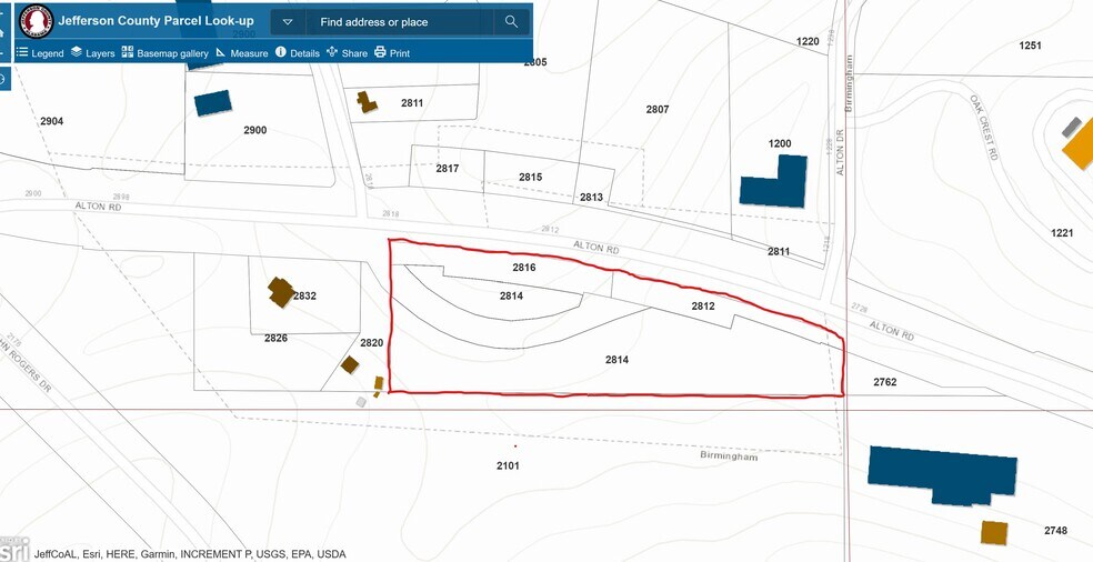 2804 Alton Road Rd, Birmingham, AL à louer - Plan cadastral – Image 1 sur 3