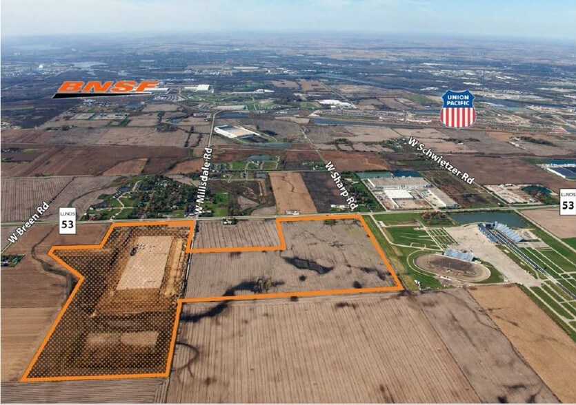 Millsdale Rd & Route 53, Joliet, IL à louer - Photo principale – Image 1 sur 2