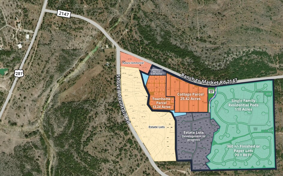 Ranch to Market 2147, Marble Falls, TX à vendre - Photo de l’immeuble – Image 1 sur 7