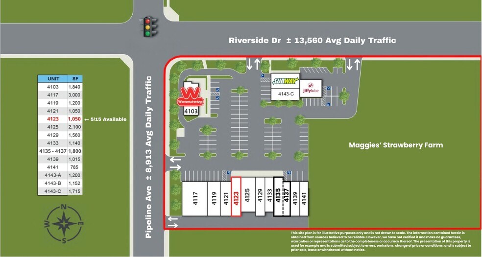 4117-4141 Riverside Dr, Chino, CA à louer - Plan de site – Image 2 sur 20