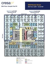 1818 Market St, Philadelphia, PA à louer Plan d’étage– Image 1 sur 1