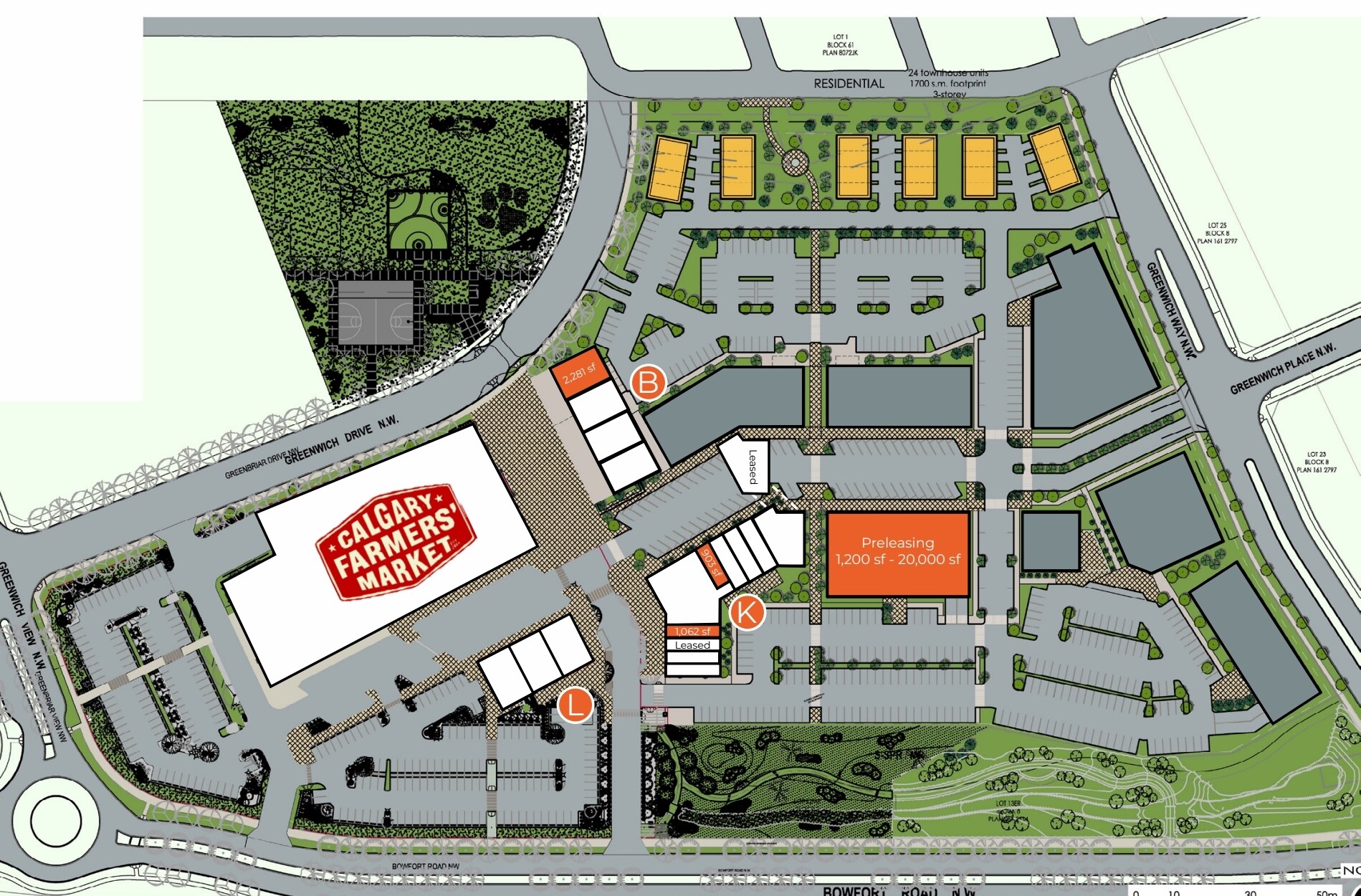 45 Greenbriar Way NW, Calgary, AB à louer Plan de site– Image 1 sur 2