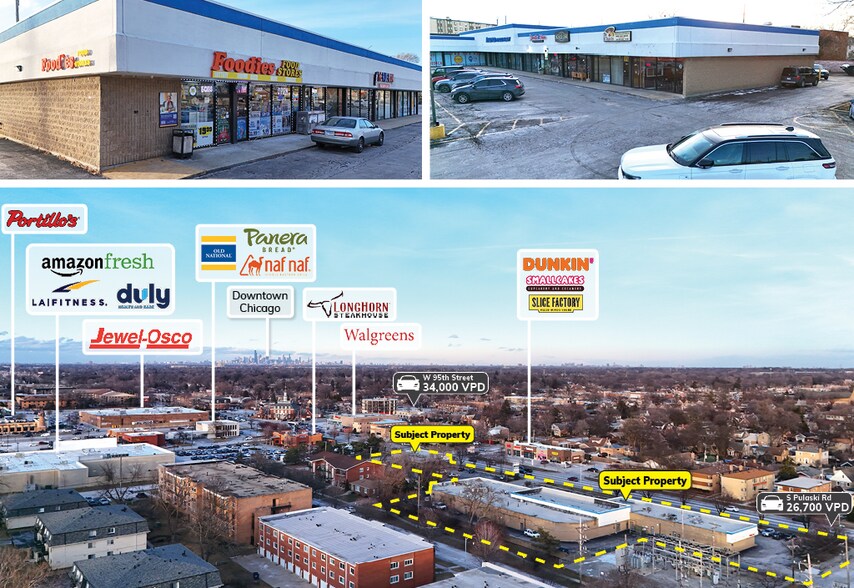 9600-9652 S Pulaski Rd, Oak Lawn, IL à vendre - Photo de l’immeuble – Image 3 sur 7