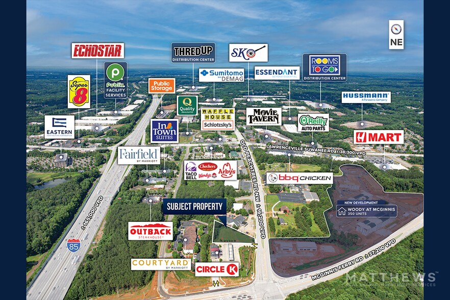 215 Old Peachtree Rd NW, Suwanee, GA à vendre - Photo de l’immeuble – Image 3 sur 4