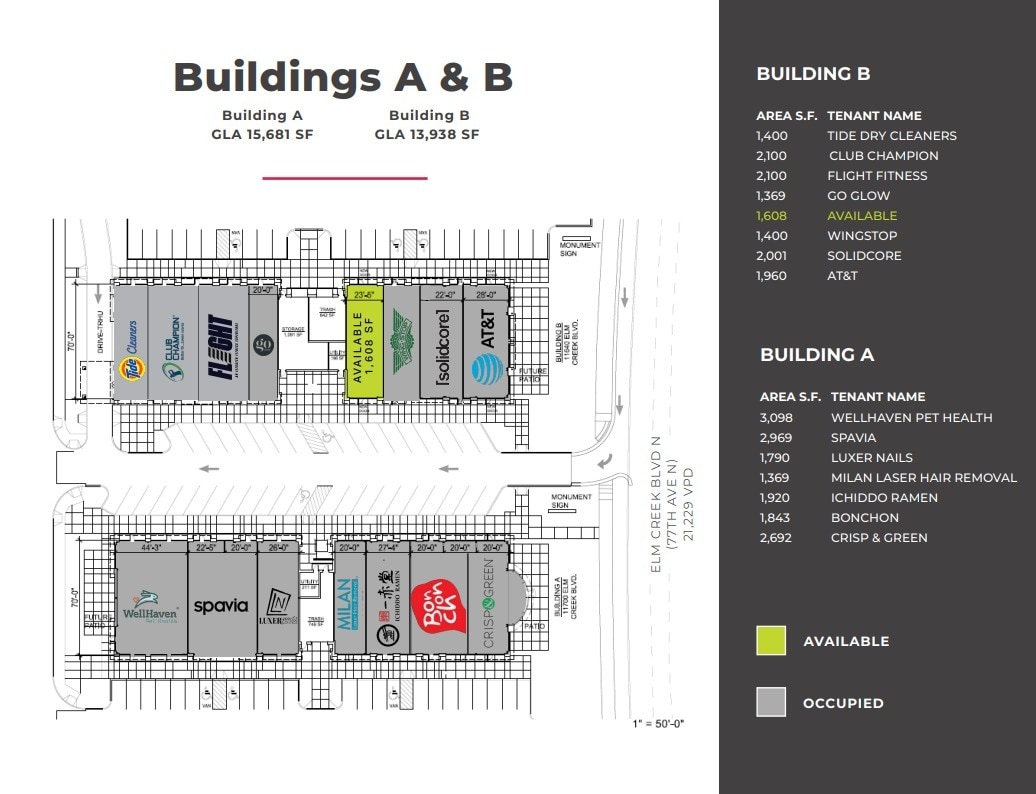 11700 Elm Creek Blvd N, Maple Grove, MN à louer Plan d’étage– Image 1 sur 1