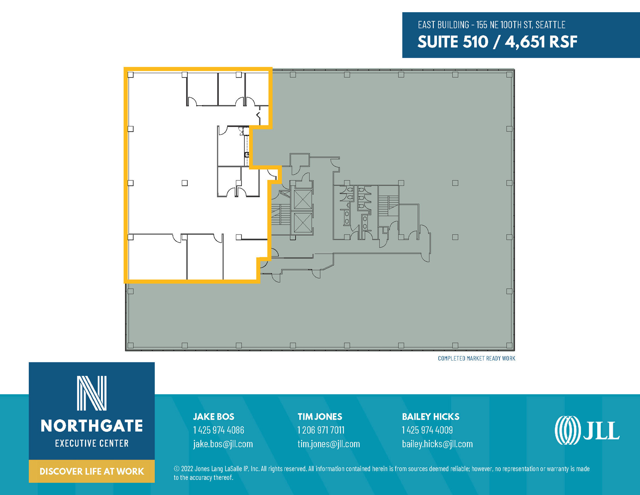 115 NE 100th St, Seattle, WA à louer Plan d’étage– Image 1 sur 1