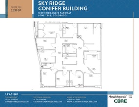 10535 Park Meadows Blvd, Lone Tree, CO à louer Plan d’étage– Image 1 sur 1