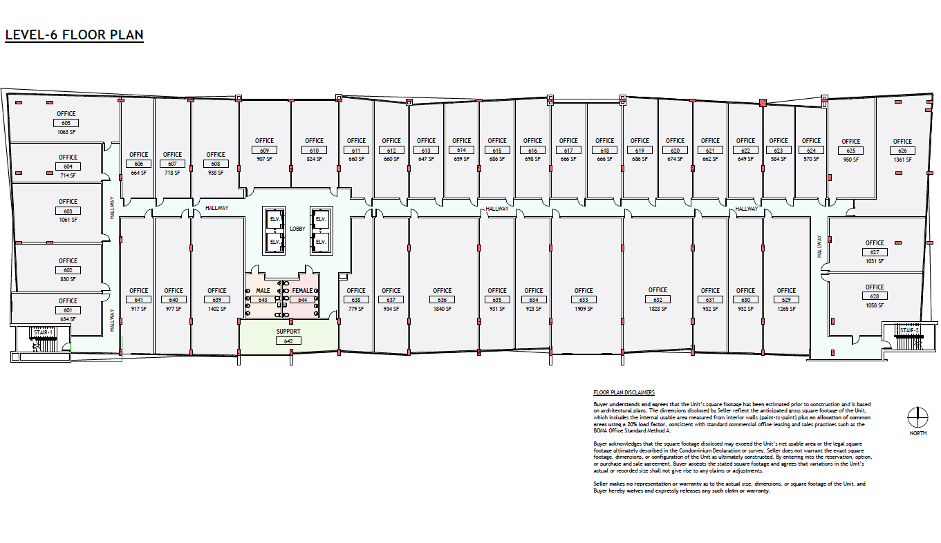21291 NE 28th Ave, Aventura, FL 33180 - Lot 6th Flr Of -  - Plan d’étage - Image 1 of 1