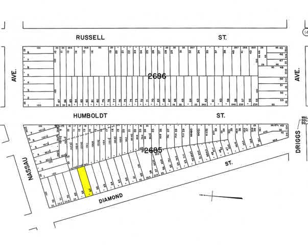 60 Diamond St, Brooklyn, NY à vendre - Plan cadastral – Image 2 sur 9