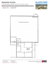 2474 Manana Dr, Dallas, TX à louer Plan d’étage– Image 1 sur 1