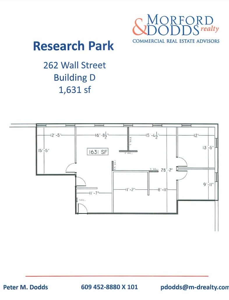 251-275 Wall St, Princeton, NJ à louer Plan d’étage– Image 1 sur 1