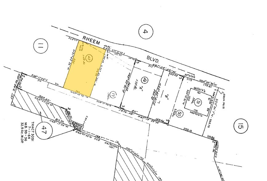 346 Rheem Blvd, Moraga, CA à vendre - Plan cadastral – Image 3 sur 18
