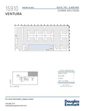 15910 Ventura Blvd, Encino, CA à louer Plan d’étage– Image 1 sur 1