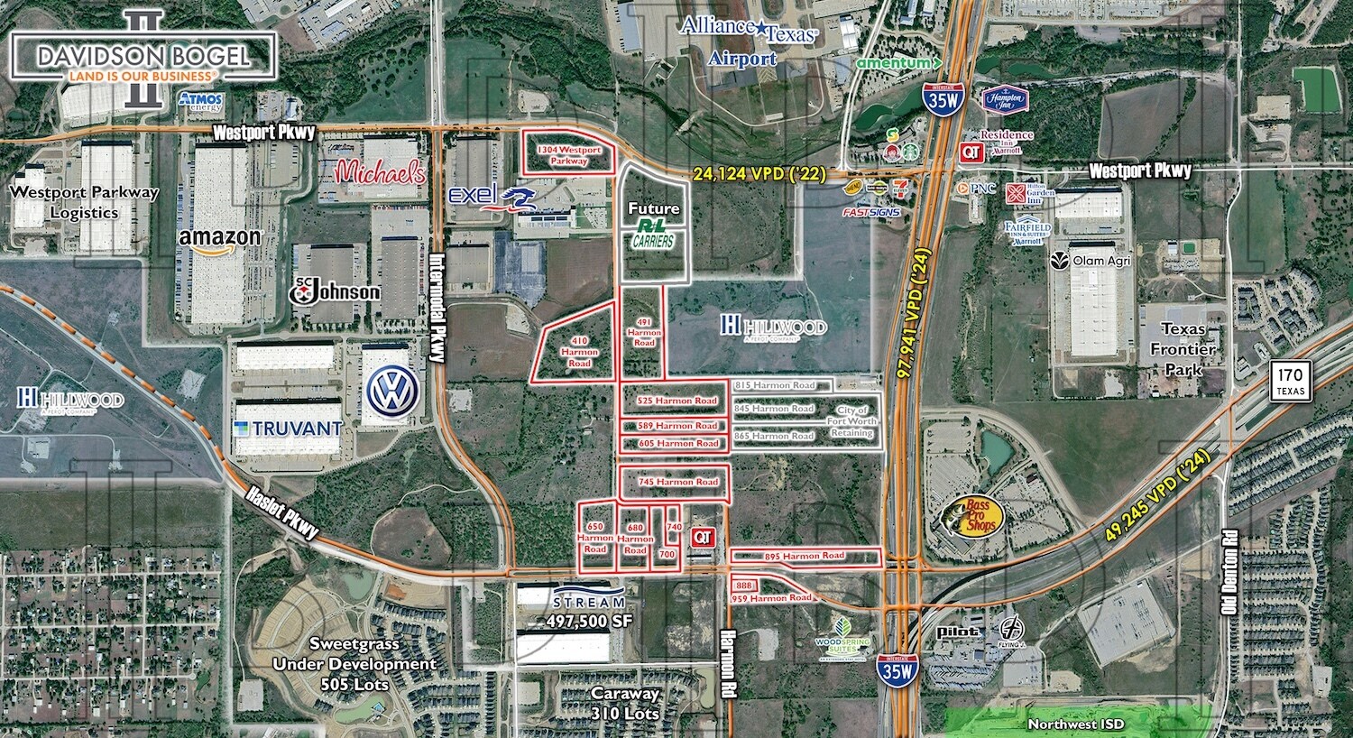 Alliance Airport: Noise Mitigation Land, Fort Worth, TX à vendre Photo principale– Image 1 sur 3