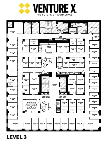 159 4th Ave N, Nashville, TN à louer Plan d’étage type– Image 1 sur 1