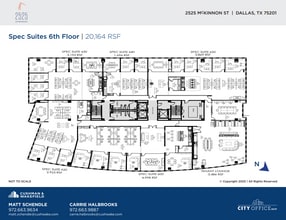 2525 McKinnon St, Dallas, TX à louer Plan d’étage– Image 1 sur 1