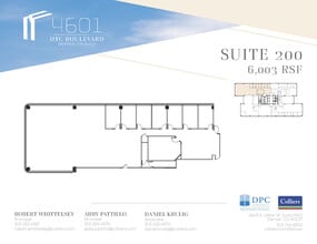 4601 Dtc Blvd, Denver, CO à louer Plan d’étage– Image 1 sur 1